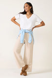 Linen Wide Leg Pant