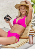 Marilyn Push Up Bikini Top Electric Pink
