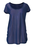 Relaxed Tunic Cover Up Ultramarine Blue