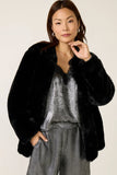 Black Cherry Fur Jacket