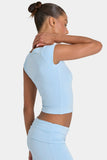 ButterCloud Crop Top in Sky