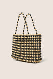 Maya Wood Beaded Handbag