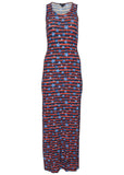 Tank Maxi Dress Dark Gettysburg Gouache