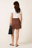 Claudia Suede Mini Skirt