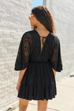 Riverly Black Lace Dress