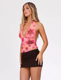 FRANCIS TOP MULTI OMBRE FLORAL