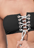 BON VOYAGE BANDEAU TOP Black Beauty