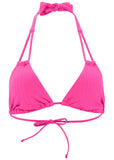 Superrib Triangle Top Hot Pink