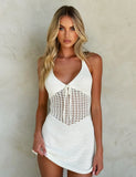 DELTA MINI DRESS WHITE