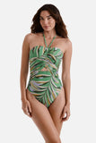 Luma One Piece Coastal Leaves