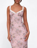 AMARAN DRESS PINK CAMO FLORAL