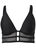 Long Line Bikini Top Black Beauty