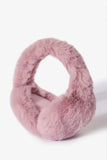 Faux Fur Earmuffs in Powder Pink