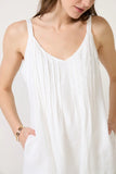 Stella Linen Pintuck Dress