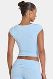 ButterCloud Crop Top in Sky