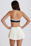 Soft Active Low Rise Pleated Tennis Skort in Coconut