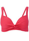 St Lucia Twist Bikini Top Sunset Pink