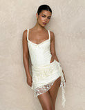 DEJA BODYSUIT BEIGE CHAMPAGNE CHAMPAGNE LACE