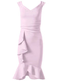 Ruffle Detail Dress Lilac