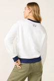 Crew Neck Patch Sweatshirt