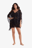 Breeze Poncho Black