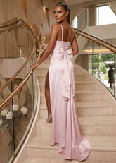 Timeless Statement Bow Gown Pink