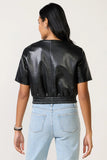 Billie Leather Bomber