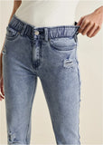 Straight Leg Acid Jeans Acid Wash