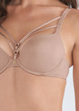 Pearl By VENUSÂ Strappy Plunge Bra Sonoran Sand