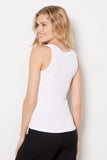 Ribbed V Slim Tank