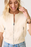Billie Textured Bomber