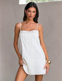 BRYNLEE MINI DRESS WHITE