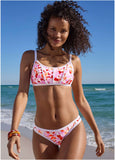 Seam Detail Oahu Underwire Top Feathered Blooms