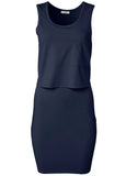 Casual Tank Dress Navy