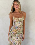 ELYSIUM MAXI DRESS ANIMAL SWIRL