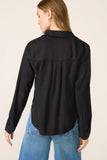 Western Yoke Lace Up Top