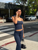 LEORA TOP NAVY