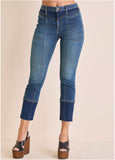 Audrey Straight Leg Jean Medium Dark Wash