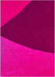 Velvet One Shoulder One Piece Pink Crush