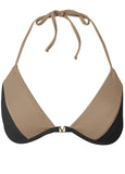 Underwire Triangle Top Black Sahara