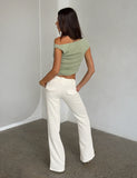 KITTIE PANT WHITE CREAM