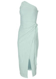 Tie Side Maxi Dress Dusty Mint