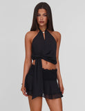 INDIGO TOP BLACK