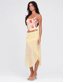 MARIANA SKIRT YELLOW PALE YELLOW