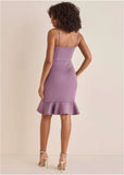 Bow And Ruffle Detail Dress Valerian