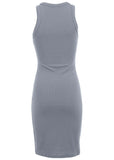 Flexrib Mini Dress Seafog