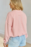 Prestyn Pink Bubble Long Sleeve Top SALE