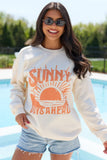 Sunny Days Ahead Cream Graphic Sweatshirt
