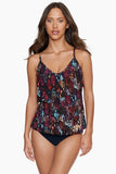 Chloe Tankini Top in Queen Cobra