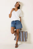 Livia Easy V Neck Top